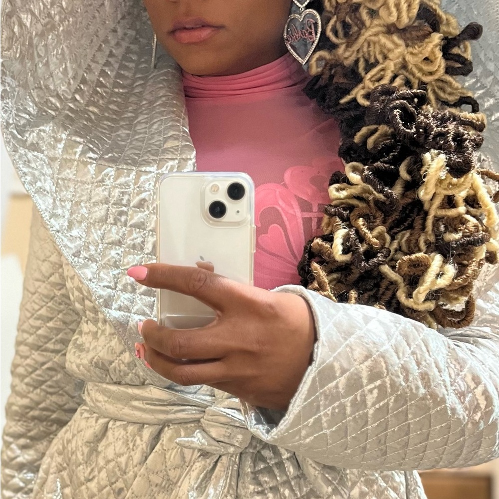 Custom silver jacket made in Europe